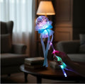 Pałeczka SERCE LED z łańcuchem i kuleczkami 37cm 10383