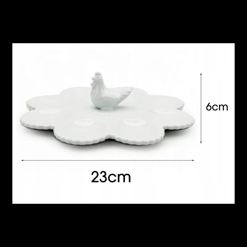 talerz ceramiczny do jajek 23cm TR-24-408