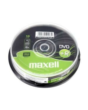 płyty 10szt   Maxell 275632 DVD+R 47 16 x 10S