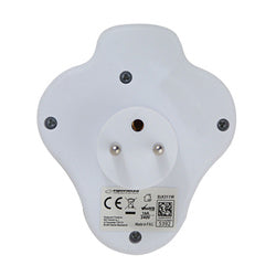 rozgałęźnik elektryczny z wyłącznikiem 2 gniazda z ładowarką USB-C/USB-A  ELK311W