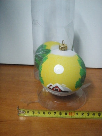 bombki 2szt. 10cm  nietłukące
