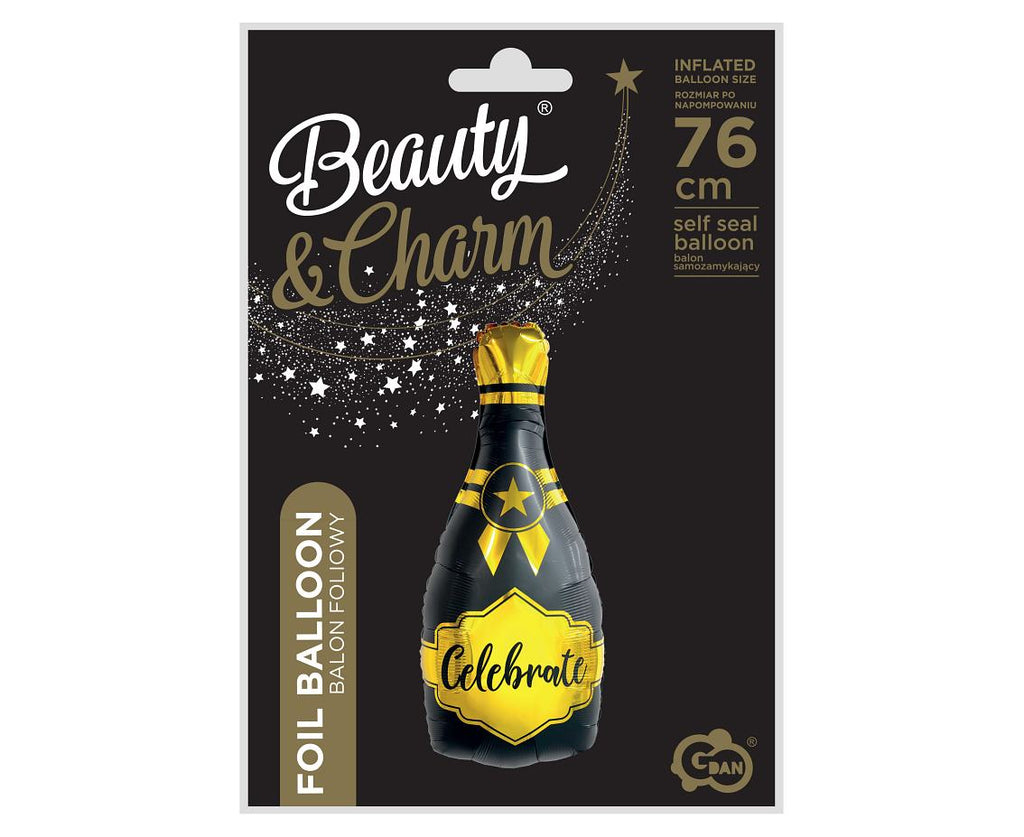 balon foliowy B&C Szampan - Celebrate, 35x76 cm PF-BFCE