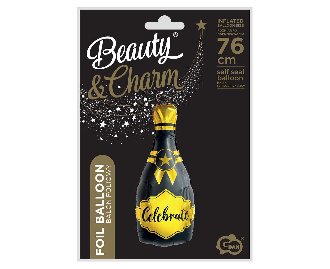 balon foliowy B&C Szampan - Celebrate, 35x76 cm PF-BFCE