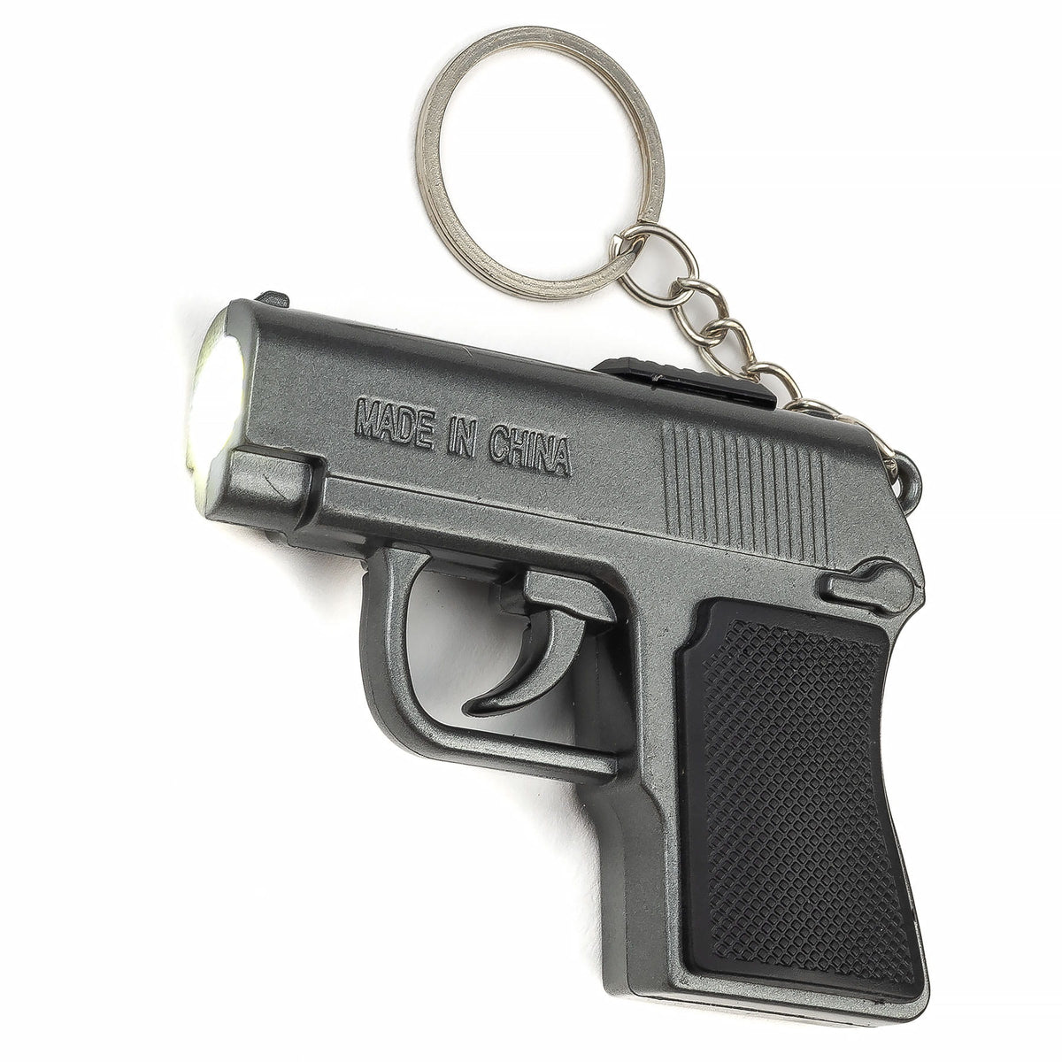 brelok   pistolet latarka z laserem | B-2252