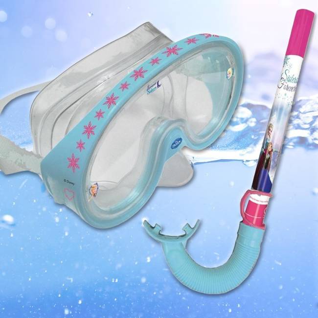 Zestaw do pływania nurkowania  Frozen Kraina Lodu    EDS9022FR