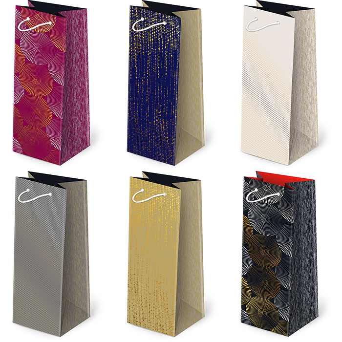 torebki ozdobne 10szt.  AL-2 AVANTGARDE set 17 Kropki 12 x 36,9 x 11 cm