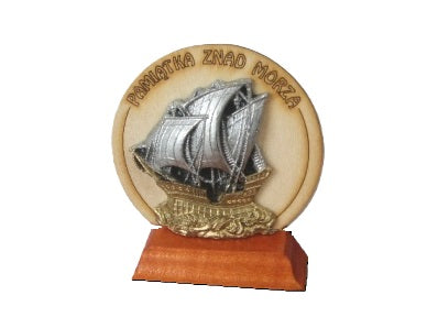 stojak statek pamiątka znad morza -   9,5 x 9 cm   NR.102