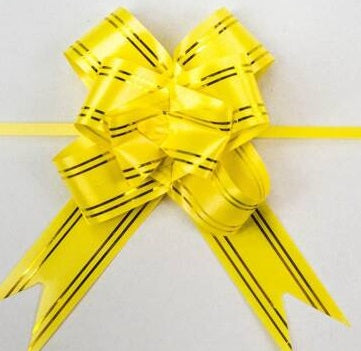wstążka 3cm x 50 cm 10szt żółta Wst-0010