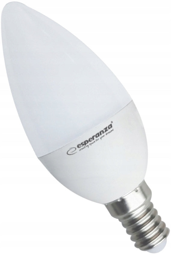 żarówka led C37 / gniazdo E14 - 5W, wysoka wydajność - ciepła barwa światła ELL145