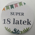 naklejki 35 mm - SUPER 18 latek - 35 szt