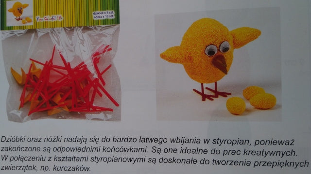 dodatki kreatywne NÓŻKI I DZIÓBKI | WKZ-9923