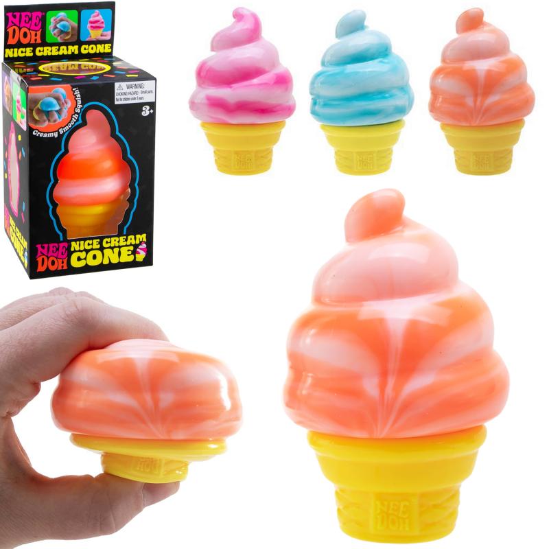gniotek squishy lód rożek 10 x 6 x 6cm B-2233
