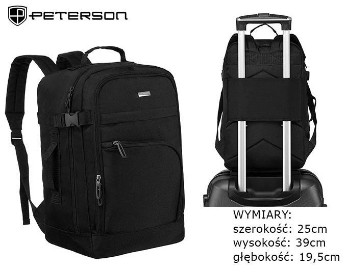 plecak podróżny PTN PP-TOK-D-7203 Black