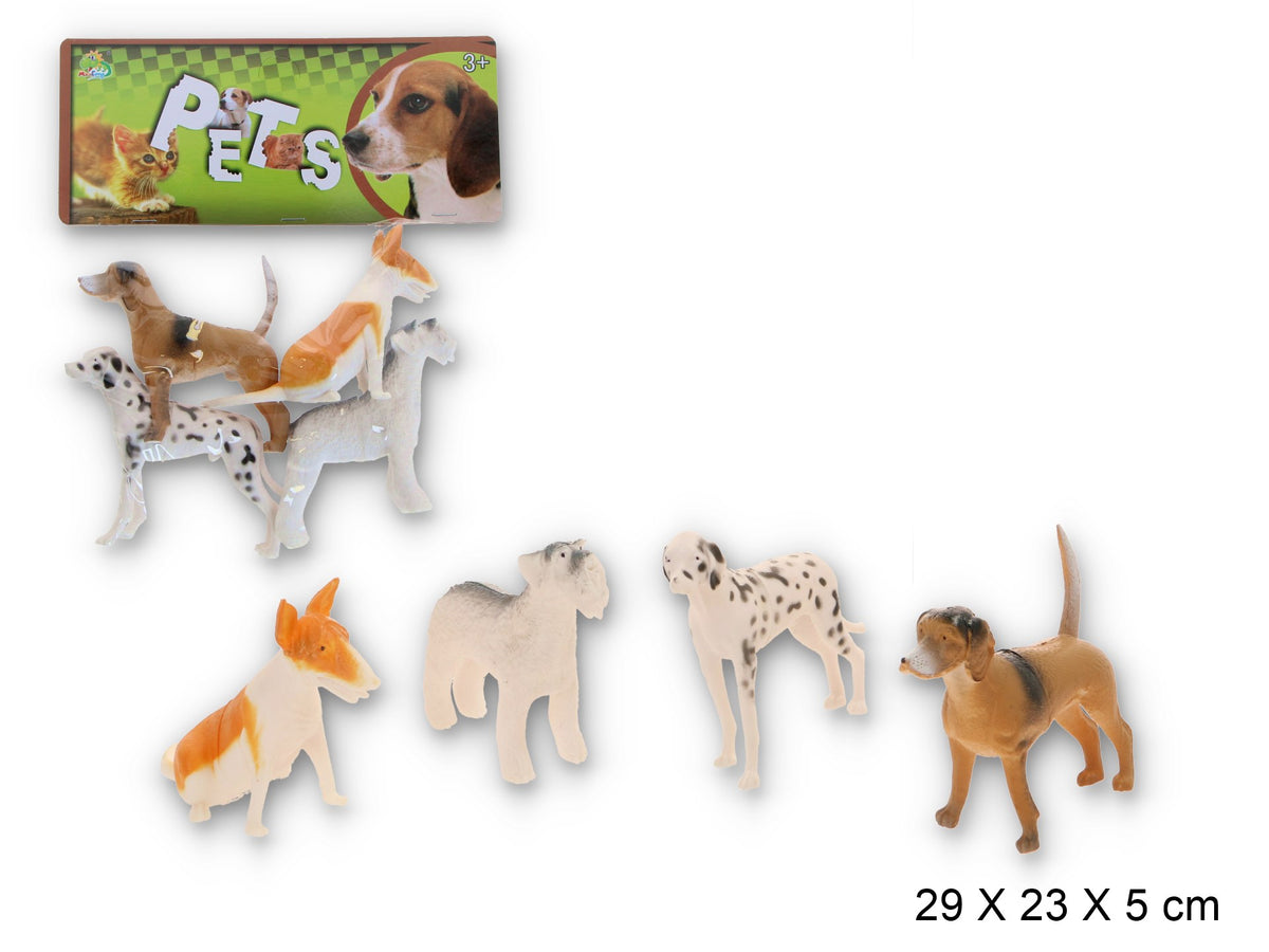 figurki 4szt psy