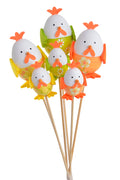 kura - jajko 5cm - 7cm na piku 28cm 6szt. HEA-2023S0228B