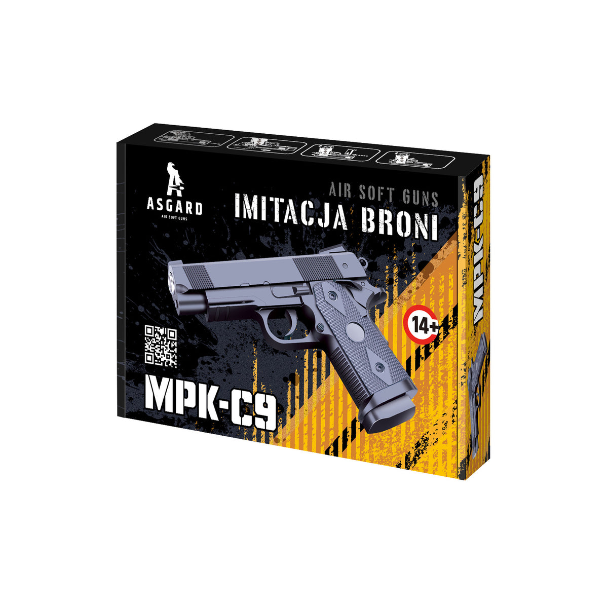 pistolet na kulki metalowy MPK-C9