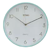 zegar timo 25cm zielony B312