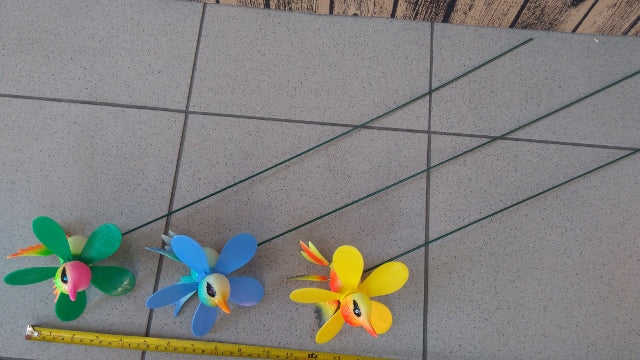 ozdoba na drucie 70cm WIATRAK KOLIBER