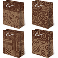 torebki ozdobne 10szt 16 x 24 x 7,5 cm T-4 KRAFT SET 131 RUSTIC STYLE