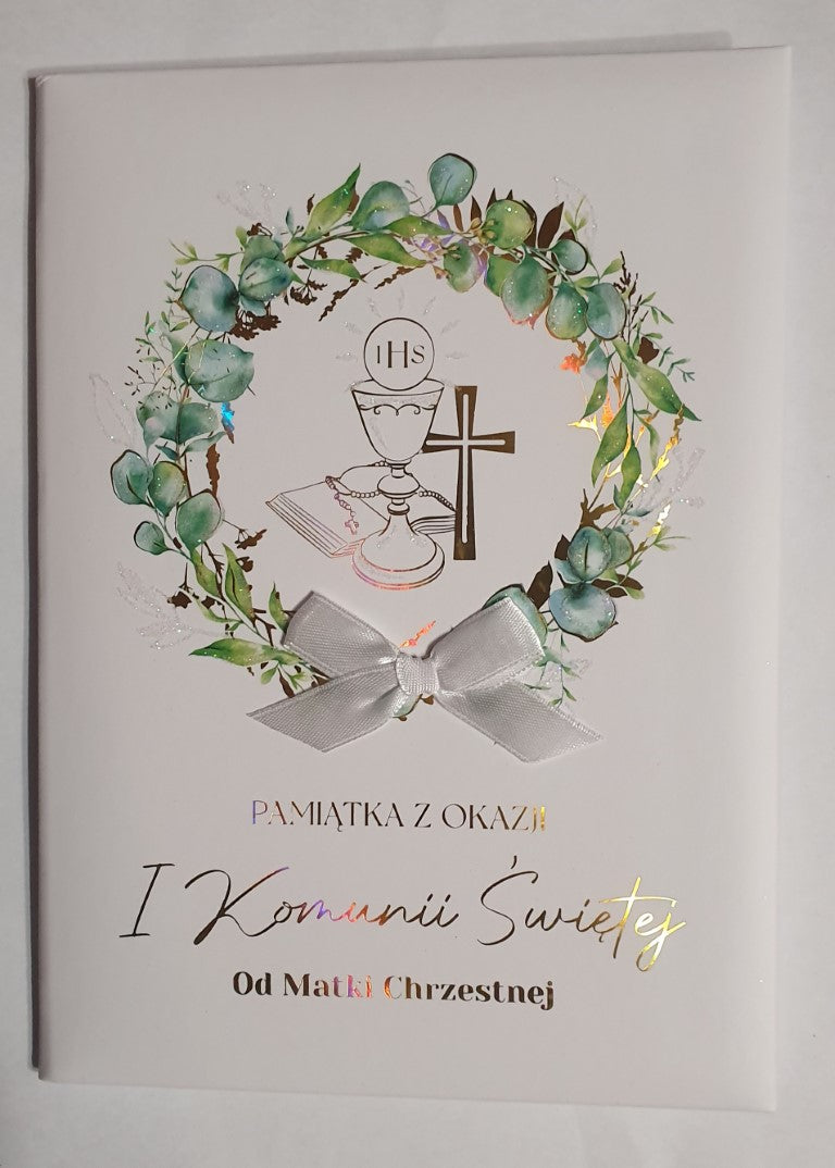 album A5 Pamiątka Komunii Św od Matki Chrzestnej NR014