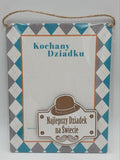 dyplom  23x18 cm Kochany Dziadku