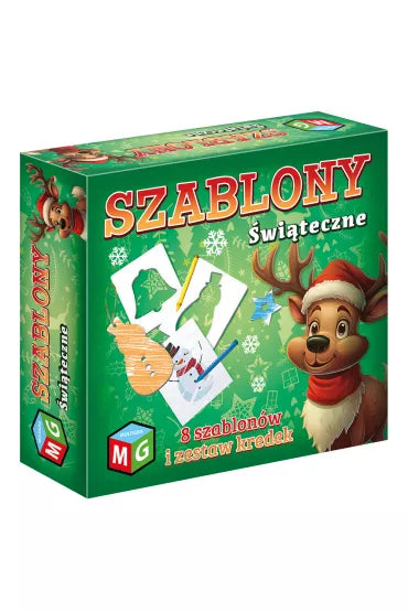szablony świąteczne Renifer