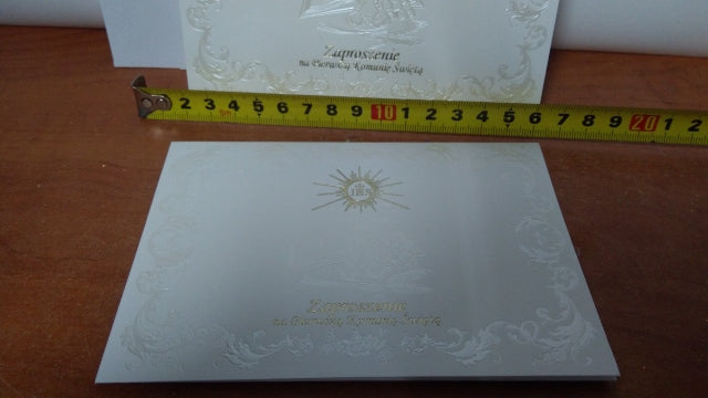 zaproszenia 10szt KOMUNIA ŚWIĘTA 3509