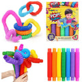 rurki sensoryczne kolorowe 7szt A-0490