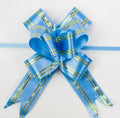 wstążka 3cm x 50 cm 10szt  niebieska Wst-0010