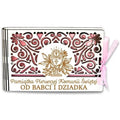 pudełko na pieniądze banknotówka KOMUNIA- od BABCI i DZIADKA – Ażur 3302A-KOM1R-BD