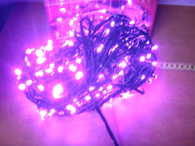 lampki choinkowe 500led FIOLET