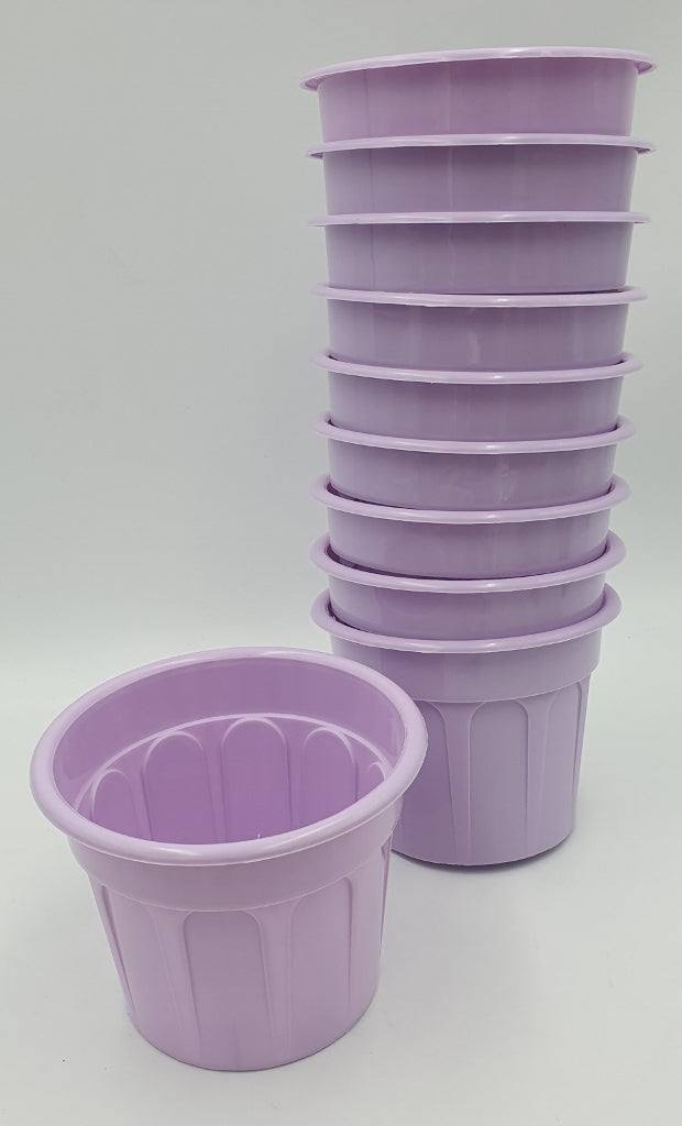 osłonka / doniczka 10szt. CARO 11cm  FIOLETOWA