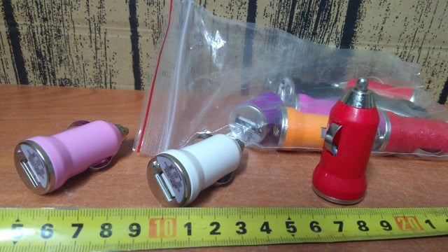 wtyczka 5szt. samochodowa usb