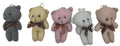 brelok maskotka miś brokat 13cm