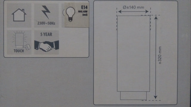 lampa dotykowa  KIRA