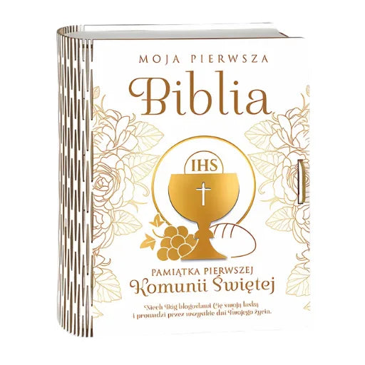 pudełko na Biblię – Pamiątka I KOMUNII Świętej – Kielich 3341-KOM6