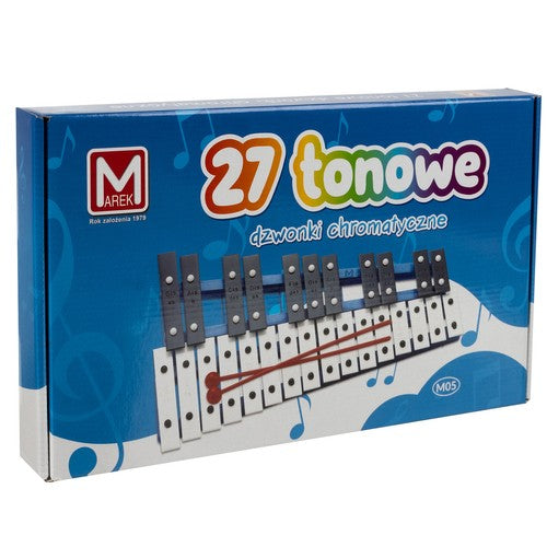 dzwonki cymbałki 27-tonowe chromatyczne |  M05
