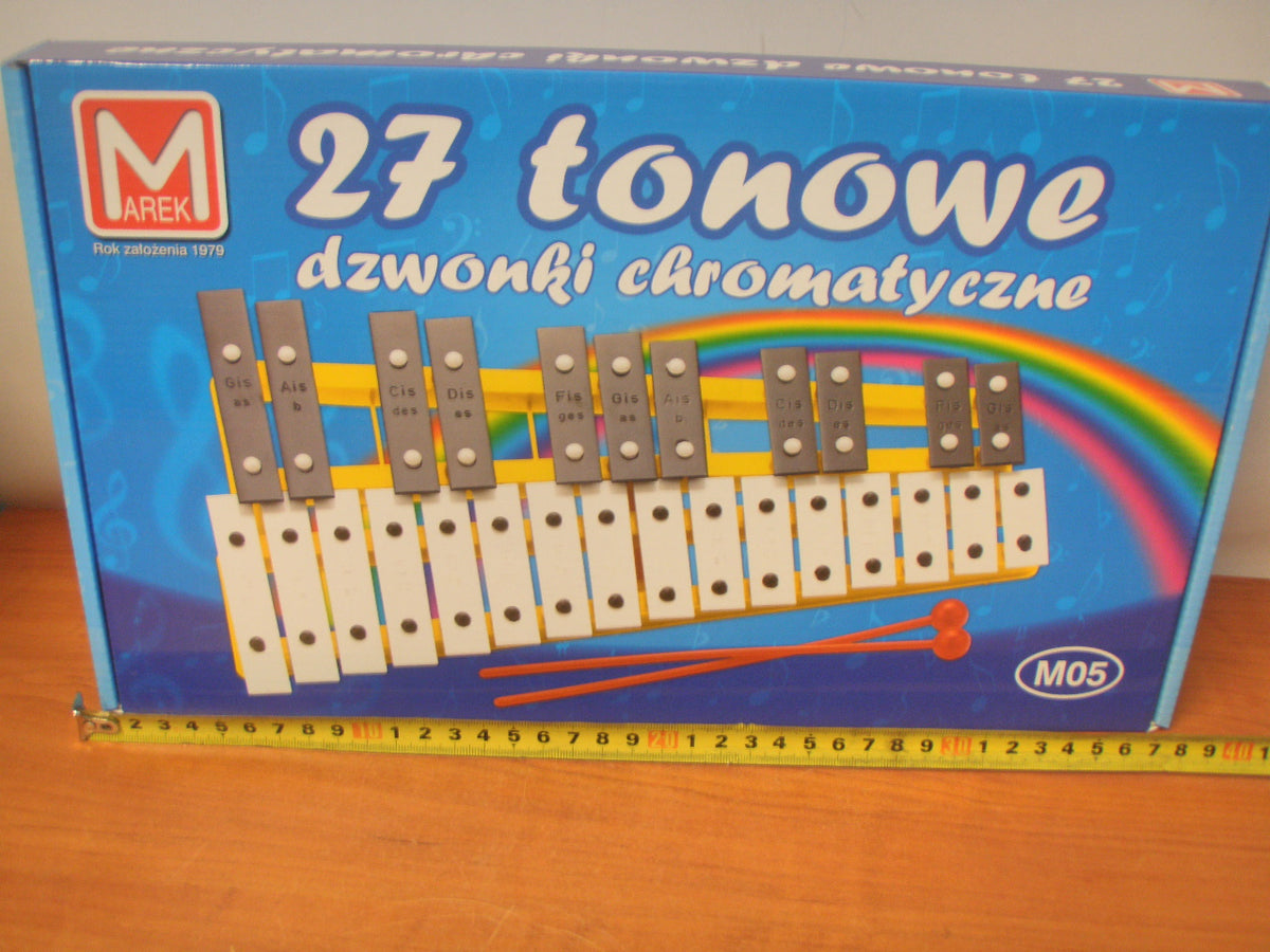 dzwonki cymbałki 27-tonowe chromatyczne |  M05