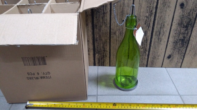 świecznik na tea light  BUTELKA 31cm