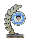 laur drewniany Dla Super Taty /  18 x 11 cm.   /  P316W12