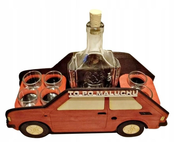 karafka + 6 kieliszków MALUCH