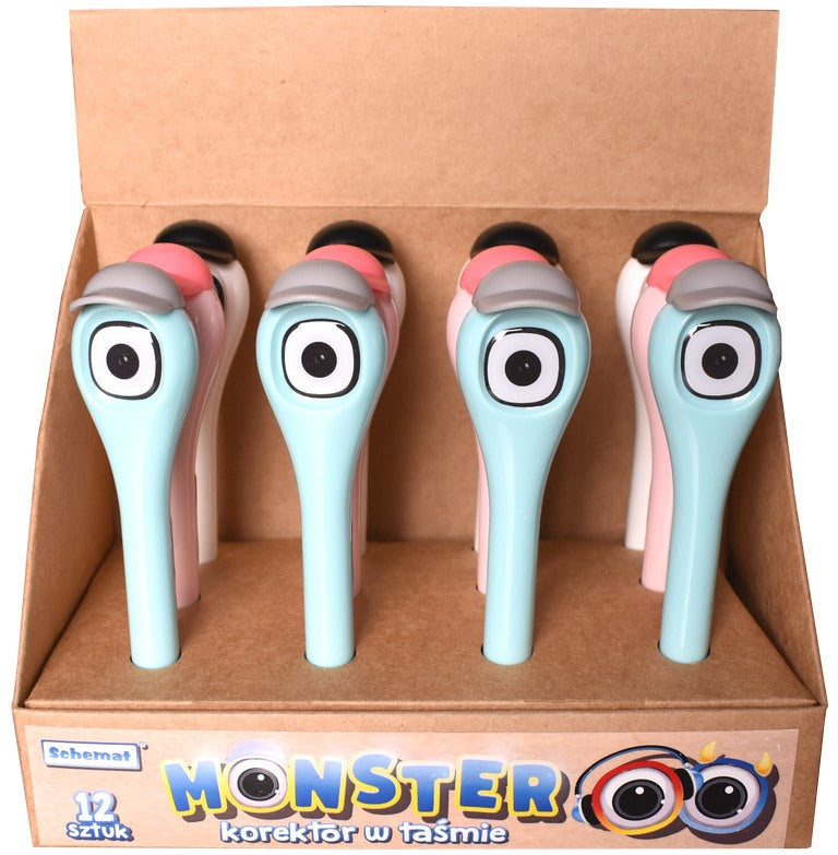korektor 12szt  w taśmie MONSTER czapka