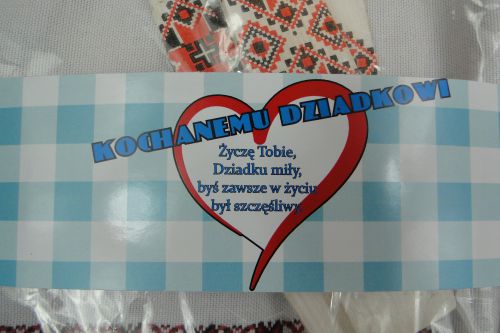 zestaw kuchenny dla Dziadka  28 x 20 cm.   P1489W2