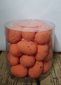 jajka w kloszu 3cm POMARAŃCZOWE 36 szt     7735