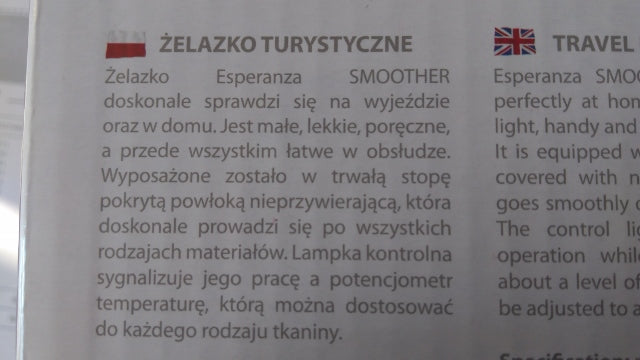 żelazko 1200W ESPERANZA