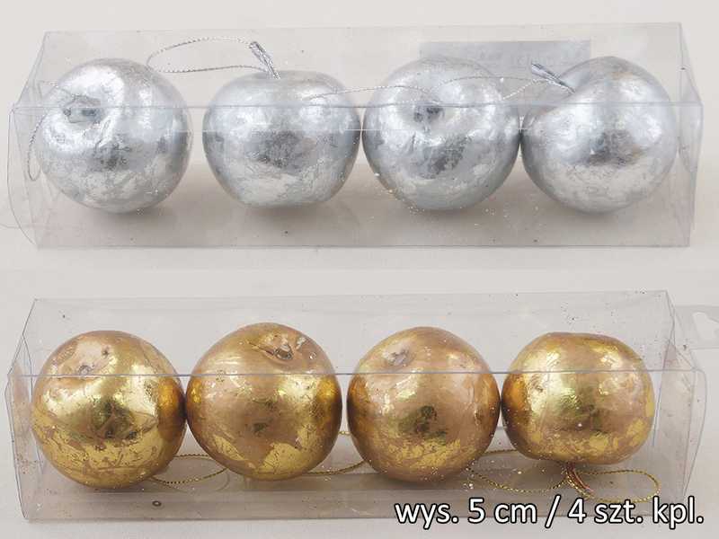 bombki zawieszka 4szt mix TG44101-MIX