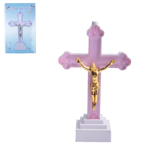 krzyż lampka led na baterie 14cm  A7445