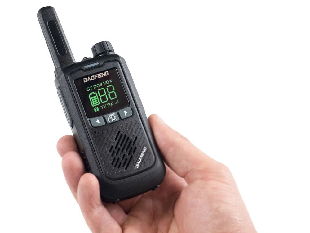 krótkofalówki walkie talkie baofeng bf-t17 radiotelefon zestaw latarka 2szt