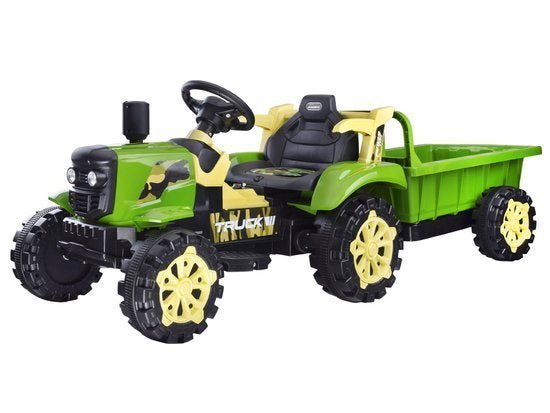 traktor z przyczepą na akumulator świeci | PA0234