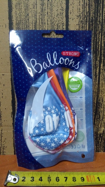 balony 6szt URODZINY ''40'' 30cm SB14M